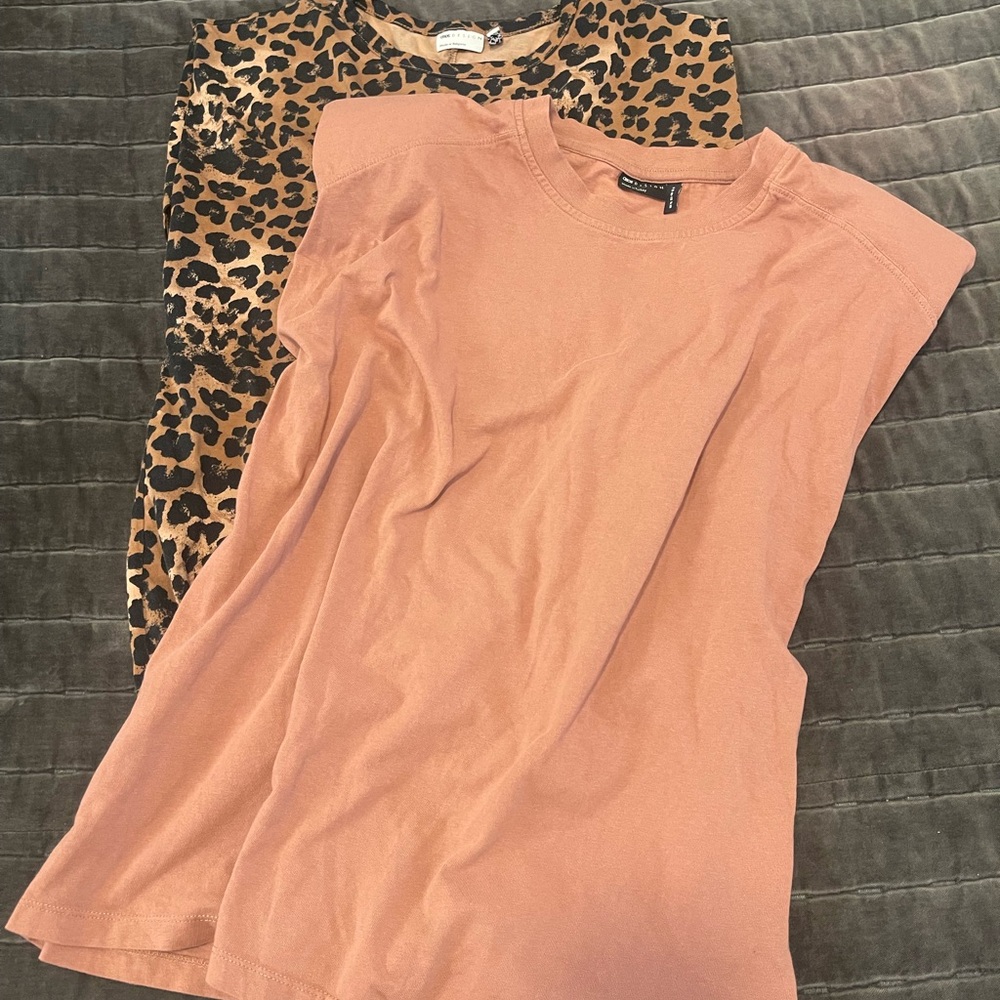 COS Leopard Print and Pink Sleeveless BUNDLE